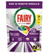 Fairy Our 30 Minute Miracle Platinum Plus Tabletki Do Zmywarki, 38 sztuk