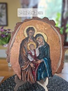 Obraz sw Rodziny malowany 