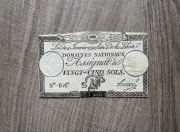 Francja Asygnata 25 Sols 1792 ,