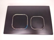 PRZYCISK Spłukujący Do WC Czarny MAT z Chromem