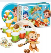 RZUCAJĄCA MAŁPKA CRAZY MONKEY KOKOSOWE FIGLE SZALONE MAŁPKI GRA ZRĘCZNOŚCIO