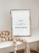 szklany ekspozytor na zdjęcie 30x 20 cm w ramce zł