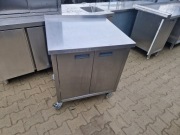 Stół Gastronomiczny Z Drzwiami Szafka Na Kołach 78/70/85