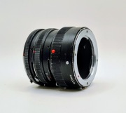 Minolta + Vivitar macro set  Pierścienie pośrednie MD/MC – full zestaw