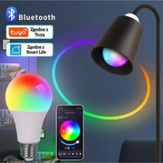Inteligentna żarówka LED E27 RGB + biała ciepła / zimna 9W Bluetooth 