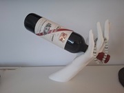 Stojak na wino Ręka biała