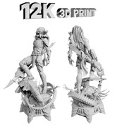 Figurka model do malowania Alien vs Predator 12K