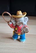 Benjamin Blümchen Blumchen kowboj 1995 figurka kolekcjonerska Espelia