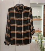 Koszula Beloved w kratę z wiskozy roz. 46