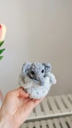 Słonik w koszyku na szydełku handmade 