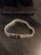 Pleciona dwurzędowa bransoletka 