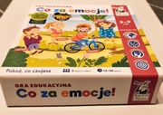 Gra planszowa co za emocje!   wyd.  Kapitan Nauka