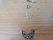 Wisiorek i bransoletka Ania Kruk srebro