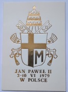 Karnet Jan Paweł II 2-10.VI.1979 w Polsce Kraków