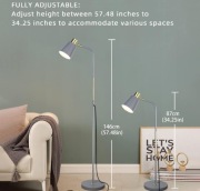 Lampa podłogowa, industrialna lampa podłogowa do salonu, rustykalna