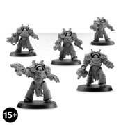 Death Guard Grave Warden Terminators x5 - Chaos