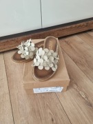 Zazoo klapki damskie beżowe rozmiar 38