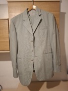 Garnitur 3-częściowy Sunset Suits – jasnoszary, wełna/poliester, rozm. 48