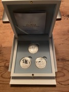  3x1oz monety srebro Komunia Chrzciny Ślub Prezent