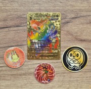 Tazo retro Pokemontazos Brock Pidgey karta złota gold Urshifu