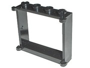 LEGO 1 x 3853 okno pod okiennice 4x3 - czarny