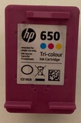 HP WKŁAD TUSZ GŁOWICA 650 CZ102A KOLOR ORYGINAŁ PUSTY