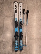 Narty Head SUPERSHAPE TEAM EASY JRS 127 (R 8.0) + kijki Head Supershape 