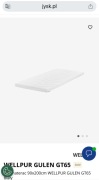 WELLPUR GULEN GT65 Gold Topmaterac 90x200cm WELLPUR GULEN GT65 biały