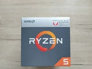 PROCESOR RYZEN 5 2400G ZINTEGROWANA GRAFIKA WENTYLATOR PUDEŁKO