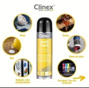 Clinex Anti Spot 250ml odplamiacz usuwa naklejki klej 