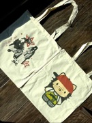 Torby bawełniane torebki tote bags bawełna billie eilish hello kitty 