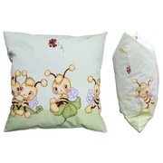 Poszewka 40x40 cm Wesołe Pszczoły - Bawełna