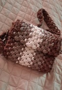Torebka makramowa handmade rękodzieło 