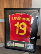 Koszulka Autograf Podpis Lamine Yamal Barcelona