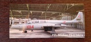 Pocztówka widokówka PZL TS-11 Iskra Unikat lotnictwo samolot Mielec Belgia