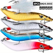 Przynęty twarde błystki . 4 szt. 10 gr. 5,8 cm. 