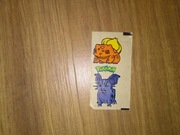 Bulbasaur Nidoran naklejka Pokemon złap je wszystkie z gumy do żucia