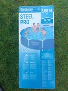 NOWY basen stelażowy okrągły Bestway 366 x 76cm z pompą filtrującą