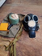 Maska p.gaz GP- 7 ZSRR 1971r + apteczka, + prawidło + ...