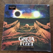 GRETA VAN FLEET Anthem Of The Peaceful Army Hol 2018 Lava 1PR Red folia