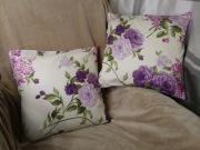 Komplet 2szt poszewki 40x40cm na zakładkę szyte własnoręcznie / bawełna