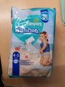 pampersy splashers 9-15kg, rozmiar 4-5, do pływania, 11 szt.