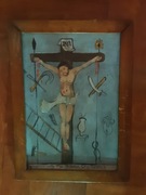 Polska Ikona ludowa - Ukrzyżowanie