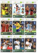 KOMPLET 9 KART INTERNATIONAL DOUBLE TROUBLE  FIFA 365 2016  MESSI/AGUERO