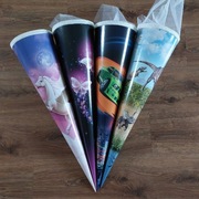 Rożek na słodycze, różne rodzaje 