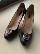 Buty  czółenka Bally  skóra cielęca czarne