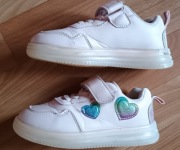 Trampki sneakersy 30 serca skórzana wkładka 