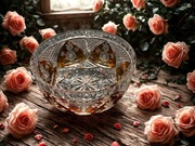 Półmisek szklany kryształowy stan idealny 