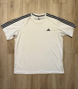 Adidas Train Essentials 3-Stripes Traning Tee White Size 2XL
