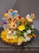 STROIK WIELKANOCNY, ŚWIĘTA, KRÓLICZEK, PISANKI, JAJECZKA